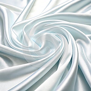 Abstract Background, Wallpaper, Fabric Waves, Color Gradient, Silk, Satin Light Wedgewood White Gradient photo