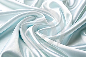 Abstract Background, Wallpaper, Fabric Waves, Color Gradient, Silk, Satin Light Wedgewood White Gradient photo