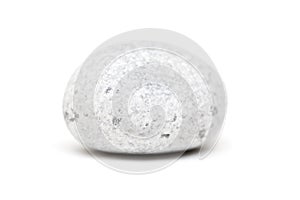 Smooth gray stone isolated