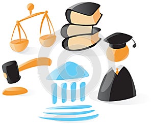 Smooth law icons