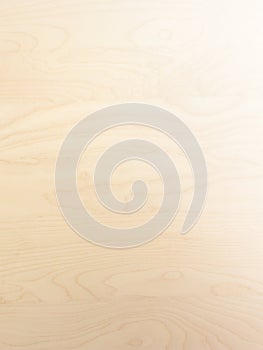 Smooth light tan birch wood background surface