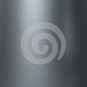 Smooth, metallic surface with a brushed texture and gradient shading
