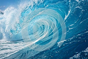 Abstract blue background photo