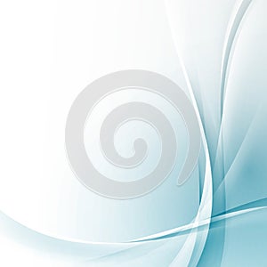 Smooth modern abstract hi-tech wave swoosh background