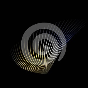 Smooth multi clored pattern