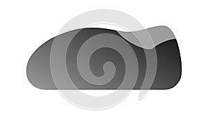 Smooth Organic Abstract Blob Shape with Gradient, Versatile Design, vector design Generative AI