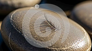 The background is softly blurred, emphasizing the focus on the