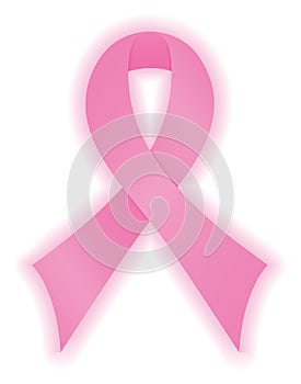 Smooth Pink Awareness Ribbon