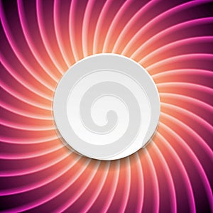 Smooth purple swirl background with circle