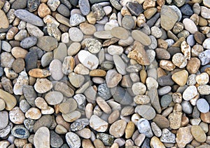 Smooth river stone background