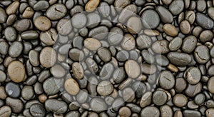Smooth River Stones Background Texture