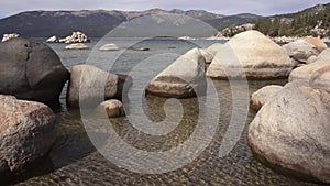 Smooth Rocks Clear Water Lake Tahoe Sand Harbor