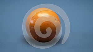 Creating a shiny highlight. The simple background emphasizes the ball s