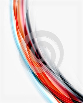 Smooth silk wave template