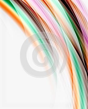 Smooth silk wave template