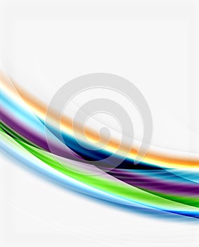 Smooth silk wave template