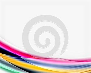 Smooth silk wave template