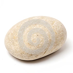Stone isolated on white background photo