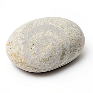 Stone isolated on white background photo