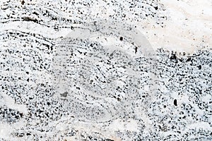 Smooth surface texture of white and black marble