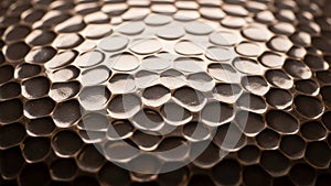 Smooth surfaces create a three dimensional effect emphasizing