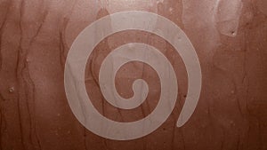 Smooth texture of milk chocolate.