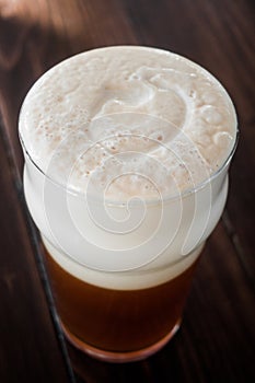 Smooth Unctuous Creamy Home Brew Douple IPA Beer Froth Details