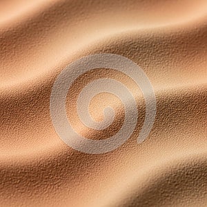 Smooth undulating sand dunes with a soft, fine texture create a rhythmic pattern. The