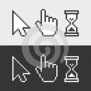 Smooth vector cursors.