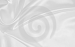 Smooth white silk background