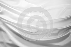 Smooth white silk background