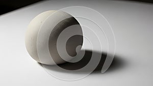 Is plain and unobtrusive emphasizing the simplicity and form of