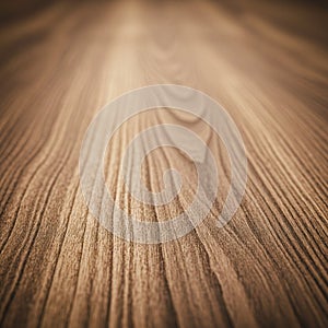Smooth wooden surface displaying natural grain patterns. The wood features a light