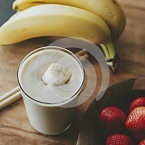 Smoothie with banana