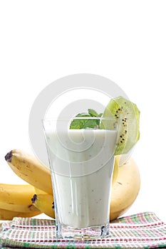 Smoothie with kiwi and banana