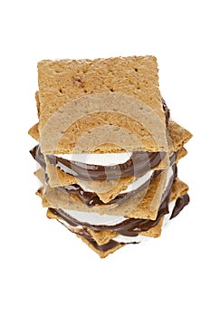 Smore sandwich in white