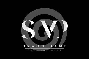 SMP abstract letter logo design