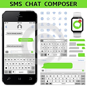 SMS Chat Composer