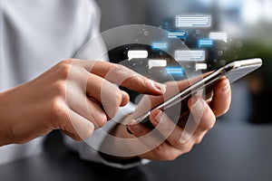 Sms content exchange process, signal format channel, communication module type, cellular interaction method, mobile