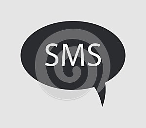 Sms icon illustrated