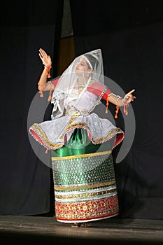 Smt.savanabrata sircar-Manipuri dance