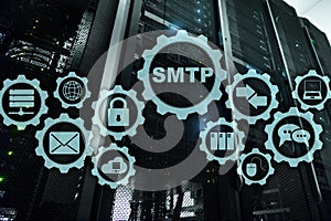 Smtp - server mail transfer protocol. TCP IP protocol sending and receiving e-mail. Simple Mail Transfer Protocol