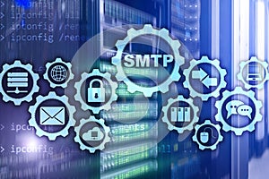 Smtp - server mail transfer protocol. TCP IP protocol sending and receiving e-mail. Simple Mail Transfer Protocol