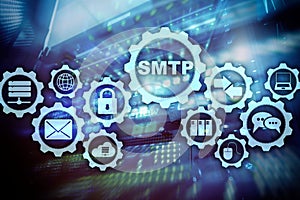 Smtp - server mail transfer protocol. TCP IP protocol sending and receiving e-mail. Simple Mail Transfer Protocol.