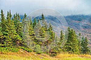 Smugglers\' Notch State Park in autumn, New England
