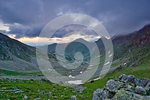 Smutne sedlo valley in West Tatras in Slovakia