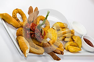 Snack appetizer plate