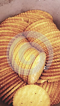 Snack biskuit in the home