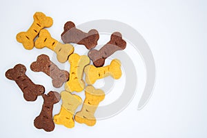 Snack, or cookies or prize to give the dog, to reward good behavior