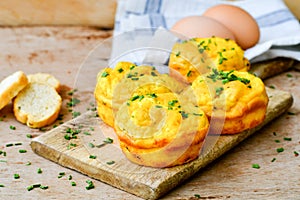 Snack egg muffins cakes